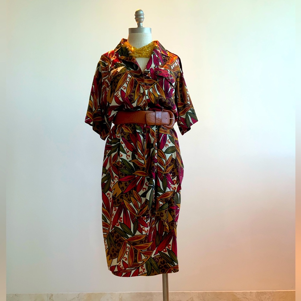 Liz Claiborne Multi Print Dress sz 10